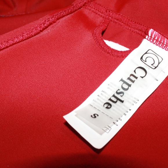 Cupshe Red Bikini Set Size Small - Picture 4 of 9